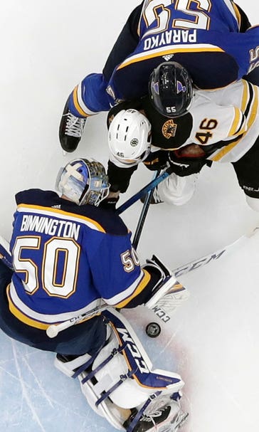 Blues won't win Cup on home ice after 5-1 loss, Bruins force Game 7